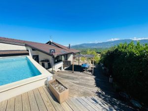Villa d’architecte avec piscine, jacuzzi et sauna à louer à Sciez